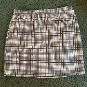 Boohoo Plaid Mini Skirt